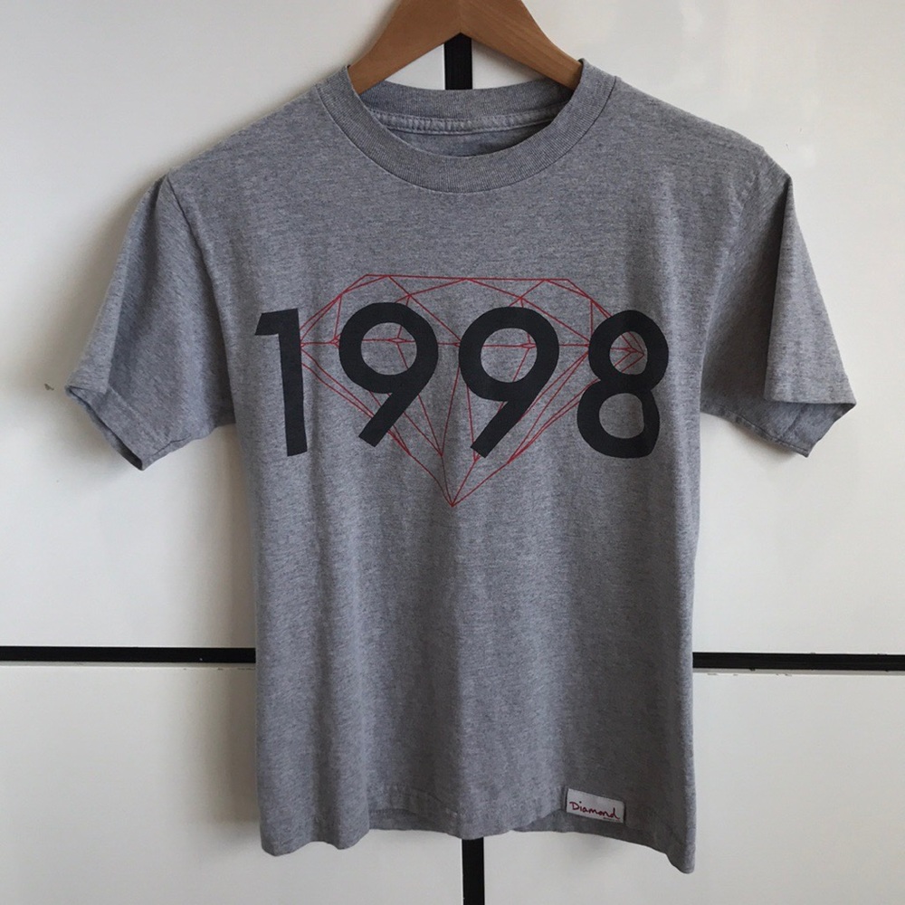 Men’s Street Wear Casual T-Shirt Diamond Supply 98 - Picture 2 of 5